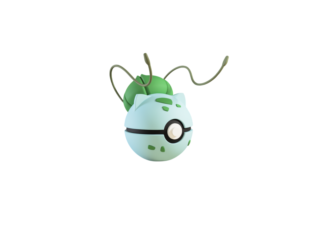 #0001 Pokeball de Bulbasaur