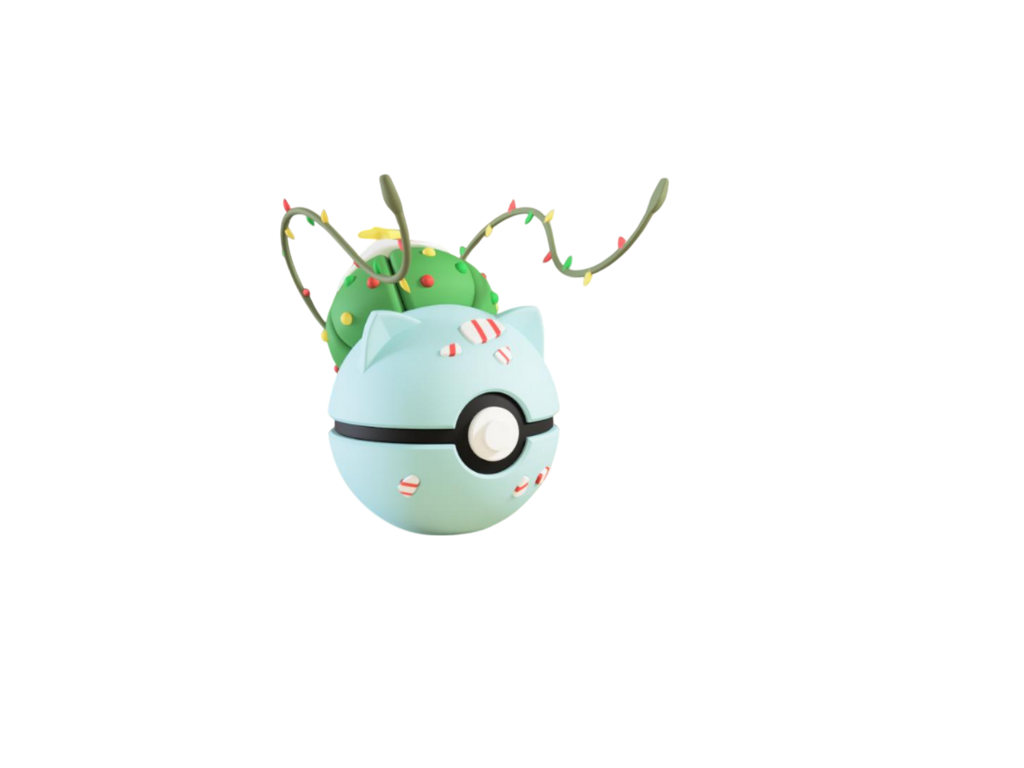 #0001 Pokeball de Bulbasaur