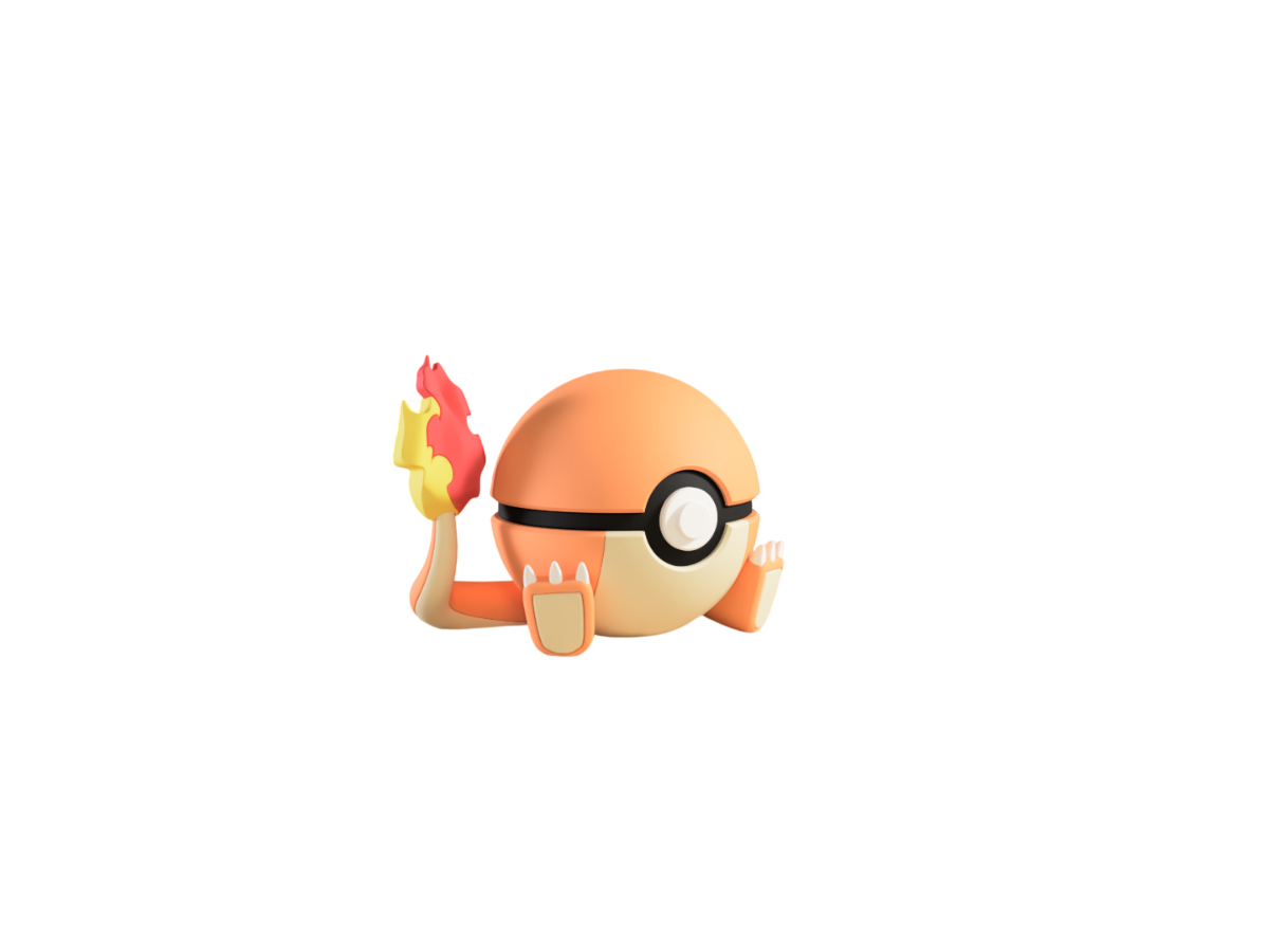 #0004 Pokeball de Charmander