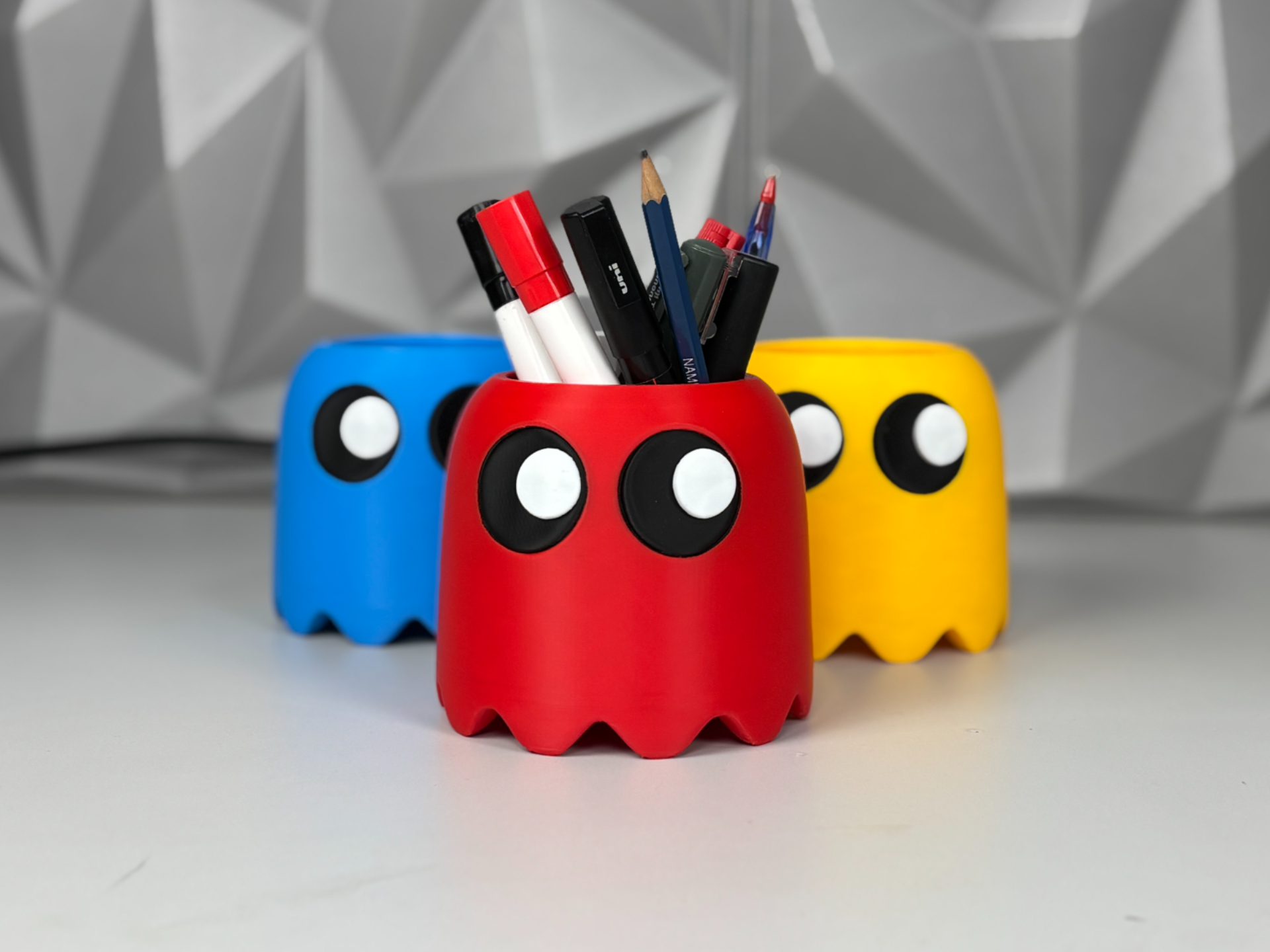 Porta Lapiceros Fantasma PacMan